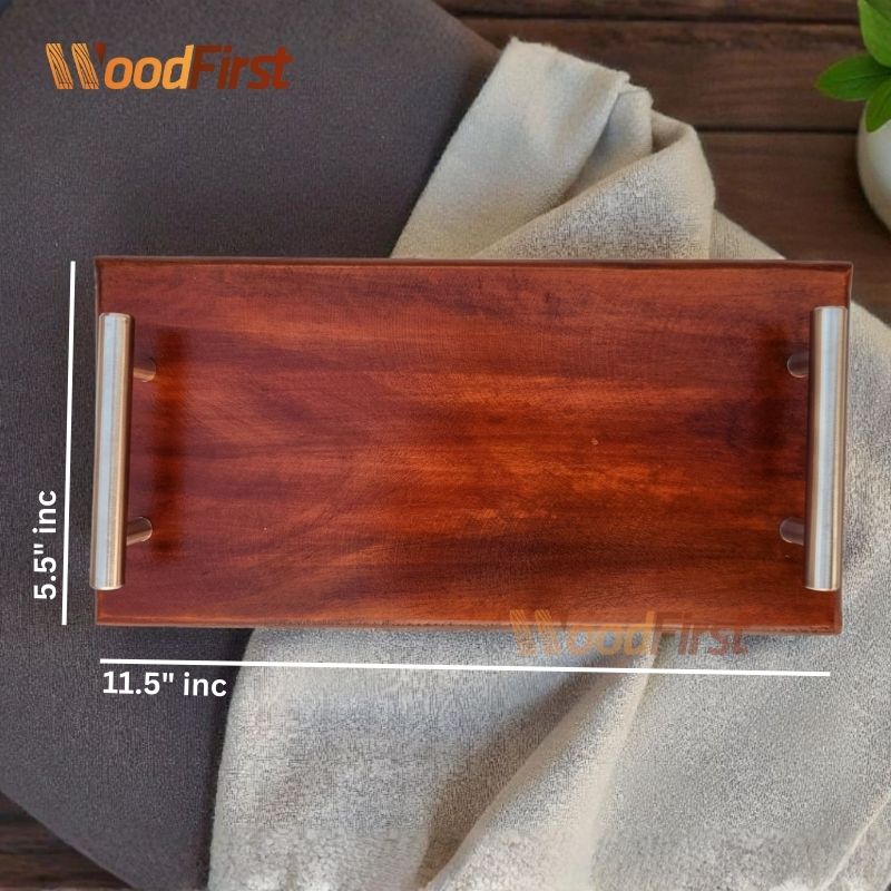 Wooden Serving Tray with Handle. Size