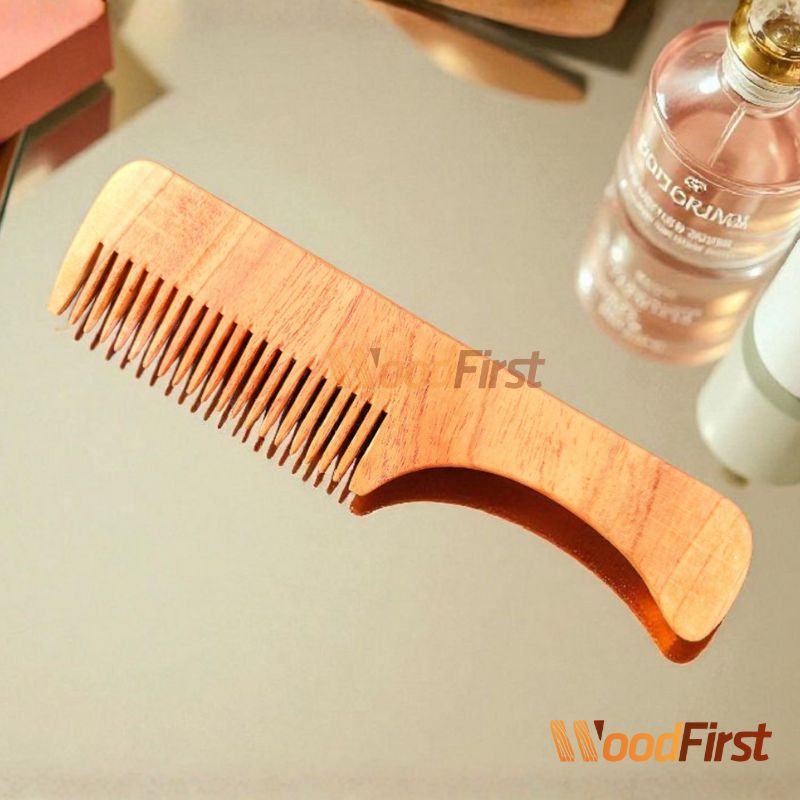 Wooden Neem Comb.