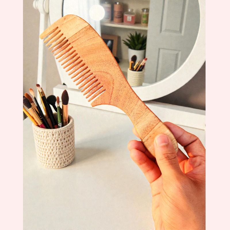 Wooden Neem Comb.