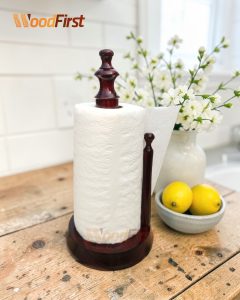 Wooden Tissue Stand